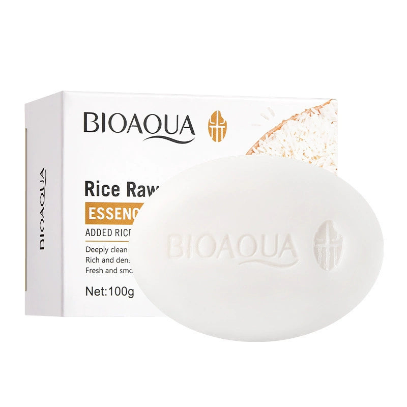 6pcs/set Rice Raw Pulp Skin Care Sets Face Cream Serum