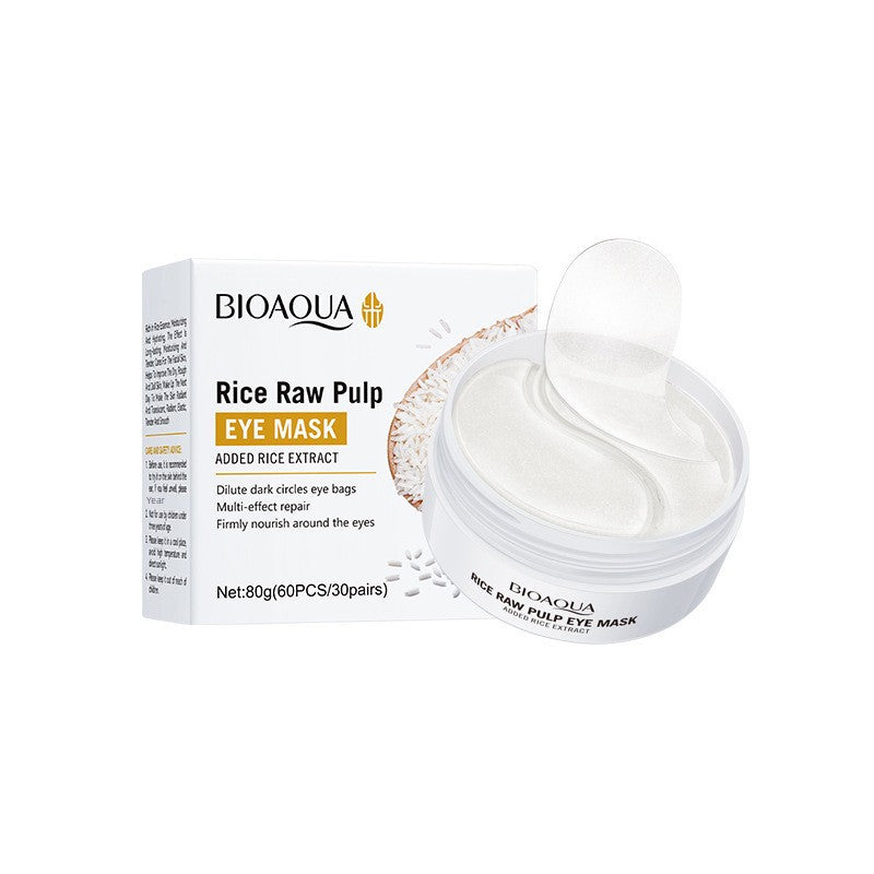 6pcs/set Rice Raw Pulp Skin Care Sets Face Cream Serum