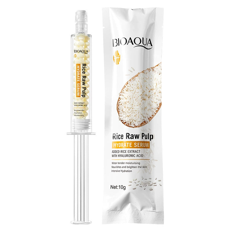 Rice Puree Skin Care Set Rice Whitening Skin Care Set Serum Cleaner