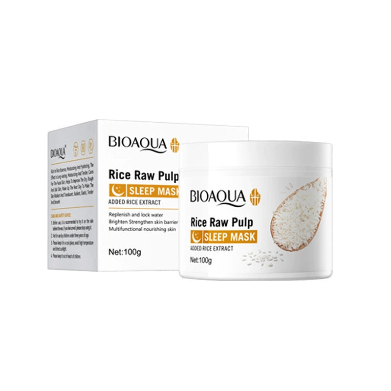 Rice Puree Skin Care Set Rice Whitening Skin Care Set Serum Cleaner