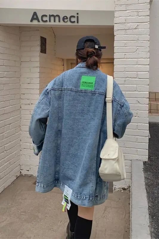 Oversize Denim Coat